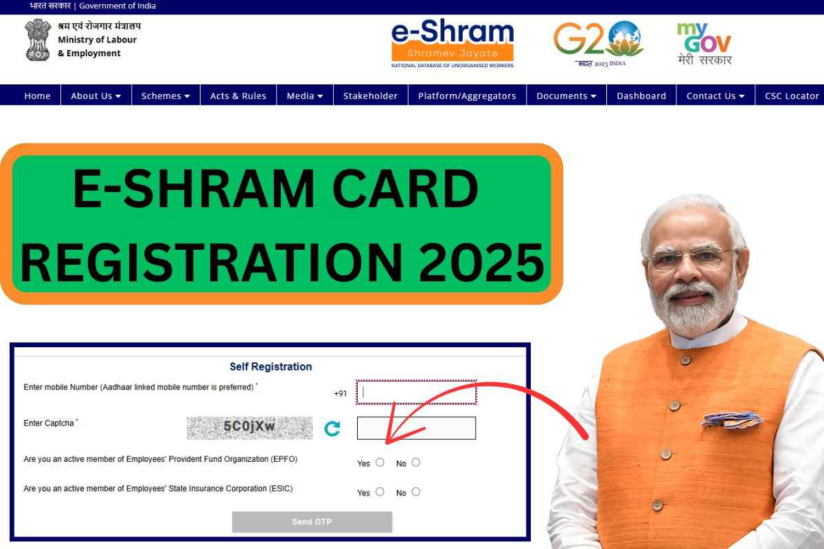 E-Shram Card Registration 2025