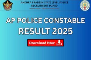 AP Police Constable Result 2025 – Cut Off Marks, Merit List @ slprb.ap.gov.in