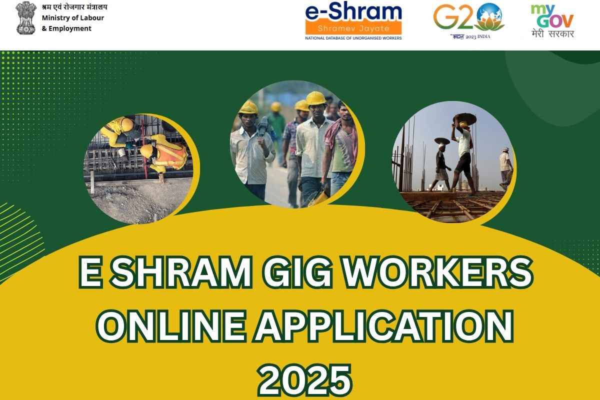 E Shram Gig Workers Online Application 2025