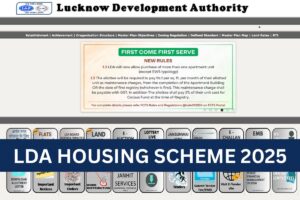 LDA Housing Scheme 2025 – Online Registration, Benefits, Types