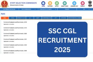SSC CGL Recruitment 2025: Notification, Application Form, Vacancy